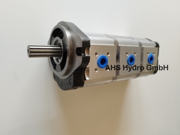 Hydraulikpumpe Komatsu PC30 PC30-6 PC40 PC40-6   2ISP28251GFD1 3801  2ISP28251GFD1/992  2SPA14+14+11DTCSAEA  25A14+14+11DTCSA
